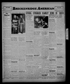 Breckenridge American (Breckenridge, Tex.), Vol. 26, No. 36, Ed. 1 Sunday, February 17, 1946