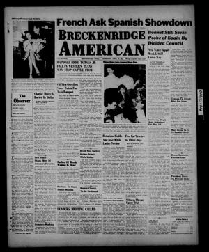 Breckenridge American (Breckenridge, Tex.), Vol. 26, No. 86, Ed. 1 Wednesday, April 24, 1946