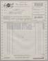 Text: [Invoice for Snapdragons, October 9, 1953]