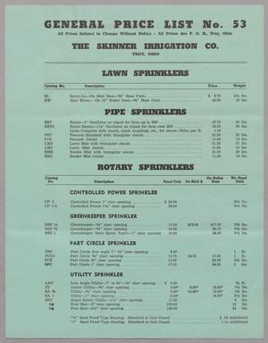 Primary view of object titled '[Pamphlet from the Skinner Irrigation Co.]'.
