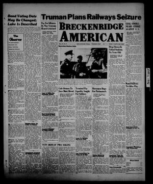 Breckenridge American (Breckenridge, Tex.), Vol. 26, No. 87, Ed. 1 Thursday, May 9, 1946