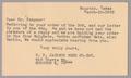 Primary view of [Letter from O. P. Jackson Seed Co., Inc. to D. W. Kempner, March 10, 1953]