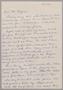 Thumbnail image of item number 1 in: '[Handwritten Letter from Joseph Plaskas to D. W. Kempner, April 19, 1952]'.