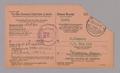 Postcard: [United States Post Office Return Receipt, December 23, 1953]