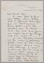 Primary view of [Handwritten letter from Donald J. Meyer to Daniel W. Kempner, November 27, 1953]