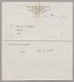Text: [Invoice from William B. Potter, May 1, 1953]