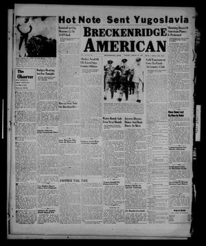 Breckenridge American (Breckenridge, Tex.), Vol. 26, No. 158, Ed. 1 Tuesday, August 20, 1946