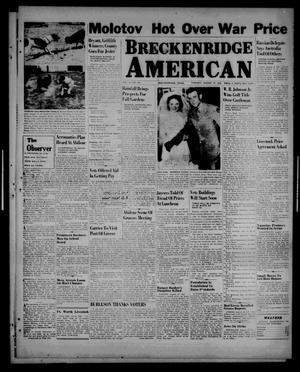 Breckenridge American (Breckenridge, Tex.), Vol. 26, No. 163, Ed. 1 Tuesday, August 27, 1946