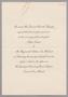 Letter: [Wedding Invitation from Mr. and Mrs. David Charles Stouder to D. W. …