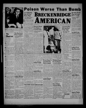 Breckenridge American (Breckenridge, Tex.), Vol. 26, No. 182, Ed. 1 Thursday, September 19, 1946