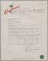 Letter: [Letter from Bradshaw's Florists & Nurserymen to the United States Na…