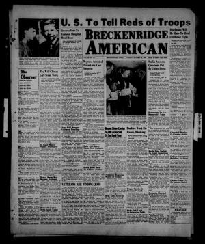 Breckenridge American (Breckenridge, Tex.), Vol. 26, No. 211, Ed. 1 Tuesday, October 29, 1946