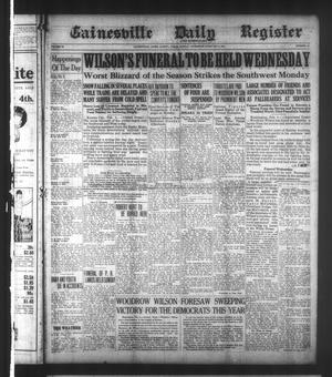 Primary view of object titled 'Gainesville Daily Register and Messenger (Gainesville, Tex.), Vol. 40, No. 42, Ed. 1 Monday, February 4, 1924'.