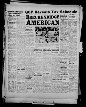 Breckenridge American (Breckenridge, Tex.), Vol. 26, No. 221, Ed. 1 Wednesday, November 13, 1946