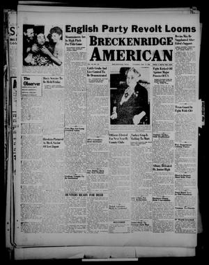 Breckenridge American (Breckenridge, Tex.), Vol. 26, No. 222, Ed. 1 Thursday, November 14, 1946