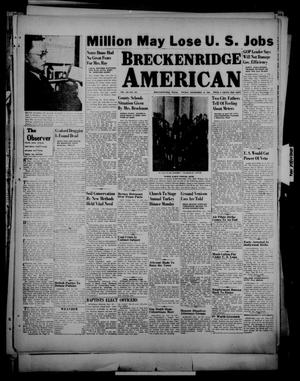 Breckenridge American (Breckenridge, Tex.), Vol. 26, No. 223, Ed. 1 Friday, November 15, 1946