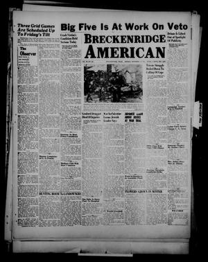 Breckenridge American (Breckenridge, Tex.), Vol. 26, No. 225, Ed. 1 Monday, November 18, 1946