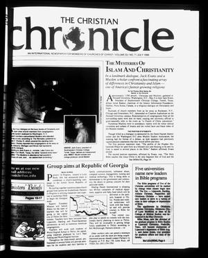 Primary view of object titled 'The Christian Chronicle (Oklahoma City, Okla.), Vol. 53, No. 7, Ed. 1 Monday, July 1, 1996'.