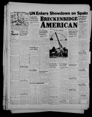 Breckenridge American (Breckenridge, Tex.), Vol. 26, No. 244, Ed. 1 Thursday, December 12, 1946