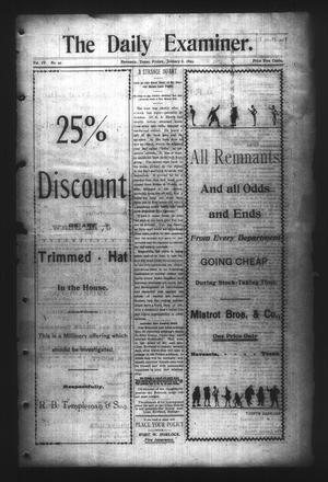The Daily Examiner. (Navasota, Tex.), Vol. 4, No. 91, Ed. 1 Friday, January 6, 1899