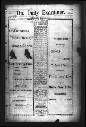 The Daily Examiner. (Navasota, Tex.), Vol. 4, No. 121, Ed. 1 Friday, February 10, 1899