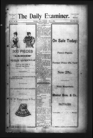 The Daily Examiner. (Navasota, Tex.), Vol. 4, No. 189, Ed. 1 Wednesday, May 3, 1899