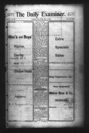 The Daily Examiner. (Navasota, Tex.), Vol. 4, No. 197, Ed. 1 Friday, May 12, 1899