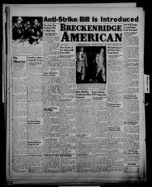 Breckenridge American (Breckenridge, Tex.), Vol. 27, No. 8, Ed. 1 Thursday, January 9, 1947