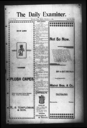 The Daily Examiner. (Navasota, Tex.), Vol. 5, No. 51, Ed. 1 Monday, November 27, 1899