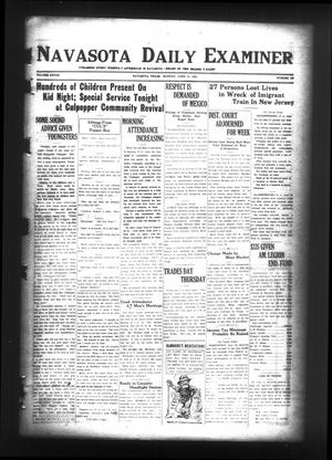 Navasota Daily Examiner (Navasota, Tex.), Vol. 28, No. 109, Ed. 1 Tuesday, June 16, 1925