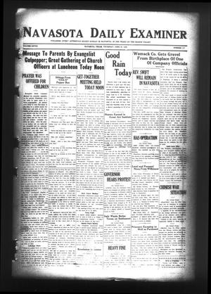 Navasota Daily Examiner (Navasota, Tex.), Vol. 28, No. 117, Ed. 1 Thursday, June 25, 1925
