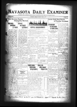 Primary view of object titled 'Navasota Daily Examiner (Navasota, Tex.), Vol. 28, No. 119, Ed. 1 Saturday, June 27, 1925'.