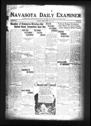 Navasota Daily Examiner (Navasota, Tex.), Vol. 28, No. 130, Ed. 1 Friday, July 10, 1925