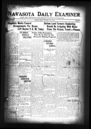 Navasota Daily Examiner (Navasota, Tex.), Vol. 28, No. 146, Ed. 1 Wednesday, July 29, 1925