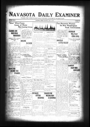 Navasota Daily Examiner (Navasota, Tex.), Vol. 28, No. 161, Ed. 1 Saturday, August 15, 1925