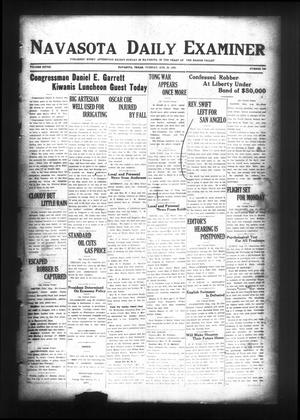 Navasota Daily Examiner (Navasota, Tex.), Vol. 28, No. 169, Ed. 1 Tuesday, August 25, 1925