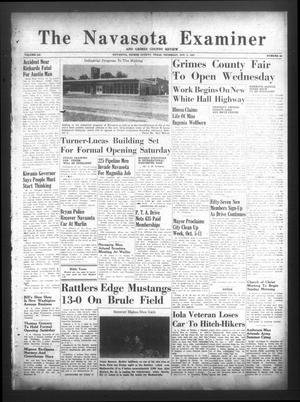 The Navasota Examiner and Grimes County Review (Navasota, Tex.), Vol. 52, No. 44, Ed. 1 Thursday, October 2, 1947