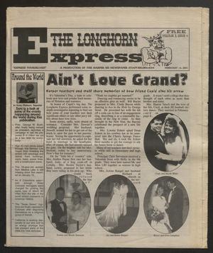 The Longhorn Express (Harper, Tex.), Vol. 3, No. 4, Ed. 1 Wednesday, February 14, 2001