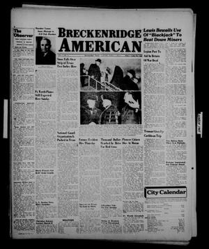 Primary view of object titled 'Breckenridge American (Breckenridge, Tex.), Vol. 27, No. 55, Ed. 1 Friday, March 7, 1947'.