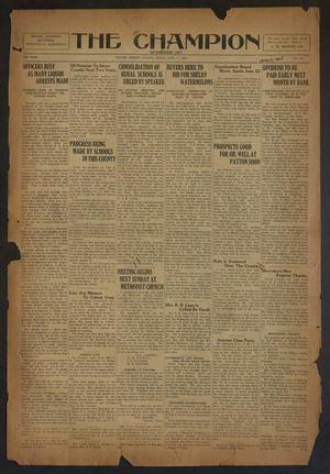 The Champion (Center, Tex.), Vol. 48, No. 24, Ed. 1 Wednesday, June 17, 1925