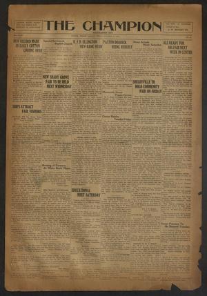 The Champion (Center, Tex.), Vol. 48, No. 41, Ed. 1 Wednesday, October 14, 1925