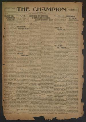 The Champion (Center, Tex.), Vol. 49, No. 39, Ed. 1 Wednesday, September 29, 1926