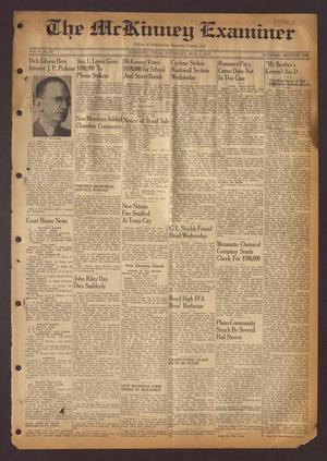 Primary view of object titled 'The McKinney Examiner (McKinney, Tex.), Vol. 61, No. 29, Ed. 1 Thursday, May 1, 1947'.