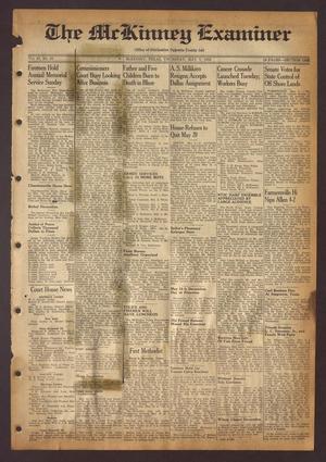Primary view of object titled 'The McKinney Examiner (McKinney, Tex.), Vol. 67, No. 31, Ed. 1 Thursday, May 7, 1953'.