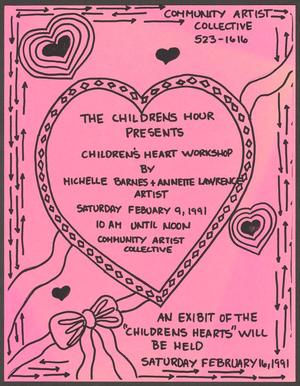 [Flyer for the Children's Heart Workshop]