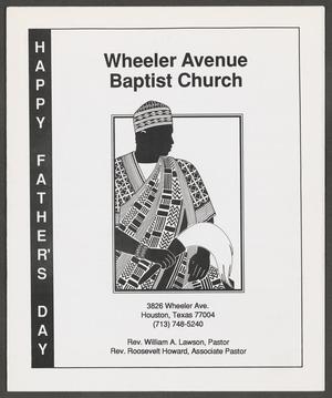 [Wheeler Avenue Baptist Church Bulletin: June 19, 1994]