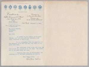 [Letter from Cartier, Inc. to D. W. Kempner, December 2, 1944]