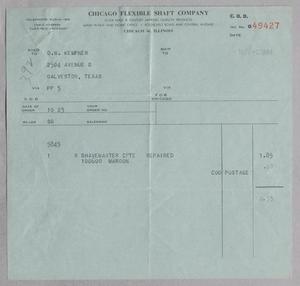 [Invoice for Repaired Shavemaster, November 1944]