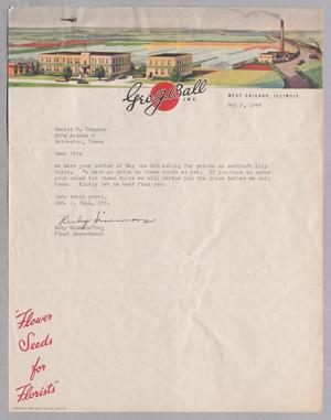 [Letter from Ruby Simmons to Daniel W. Kempner, May 9, 1944]