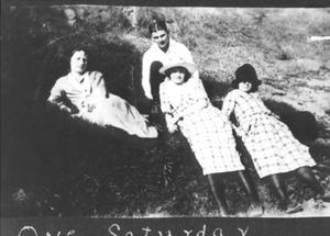 [Photograph of four Sugar Land teachers, "One Saturday"]